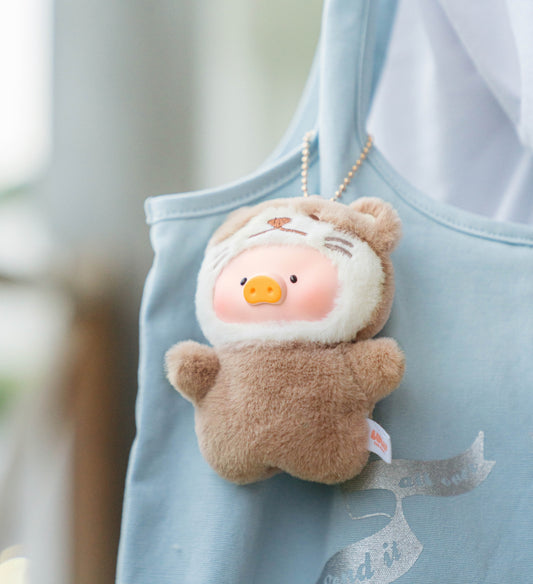 Lulu The Piggy Pig Animal Party Puppet Show Series Fingertip Plush Blind Box Figures Adorable Collectible Pendant for Bags & Keys, Modern Home Decoration