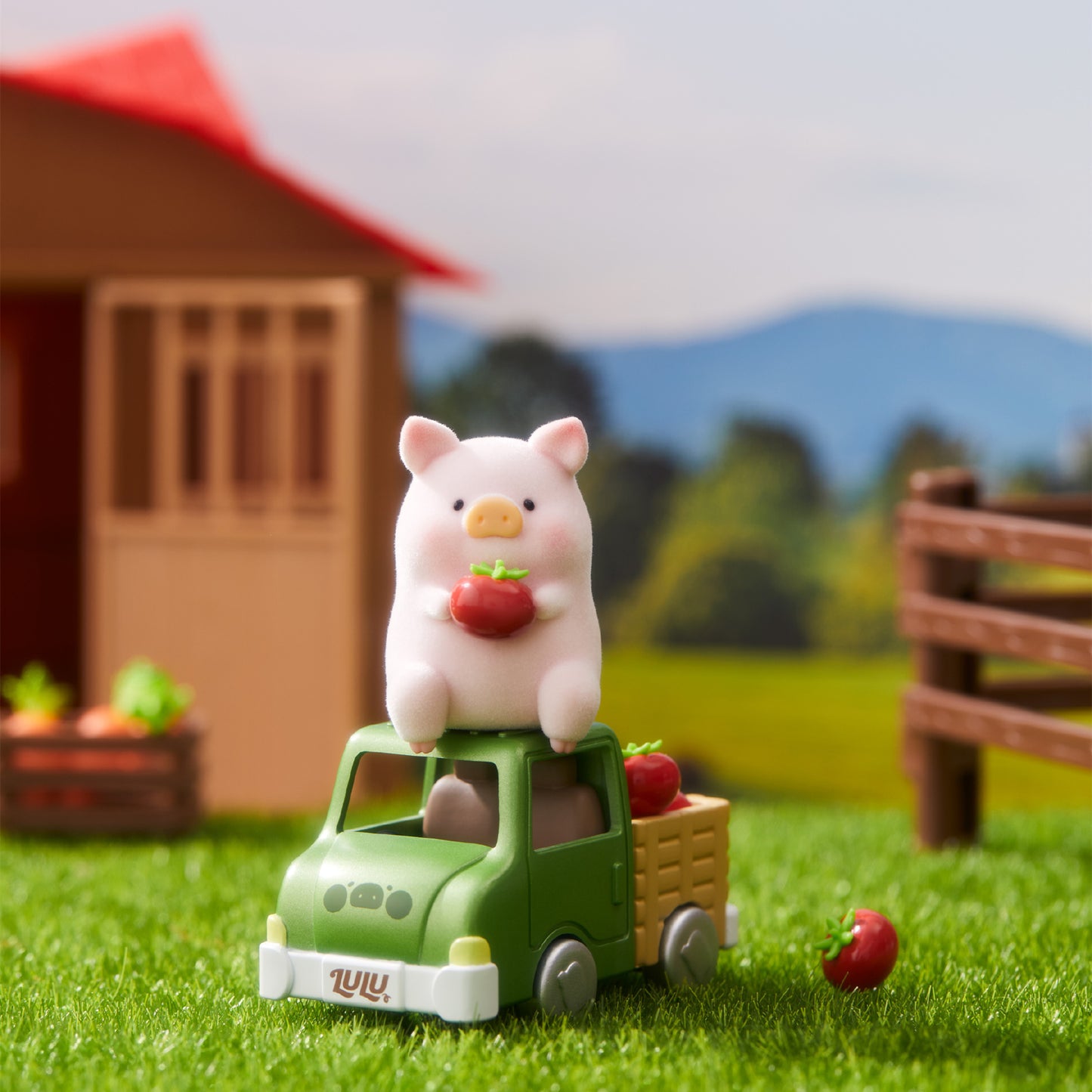 Lulu The Piggy Farm Series Cute Pig Blind Box Figures Collectible Toys Birthday Gift