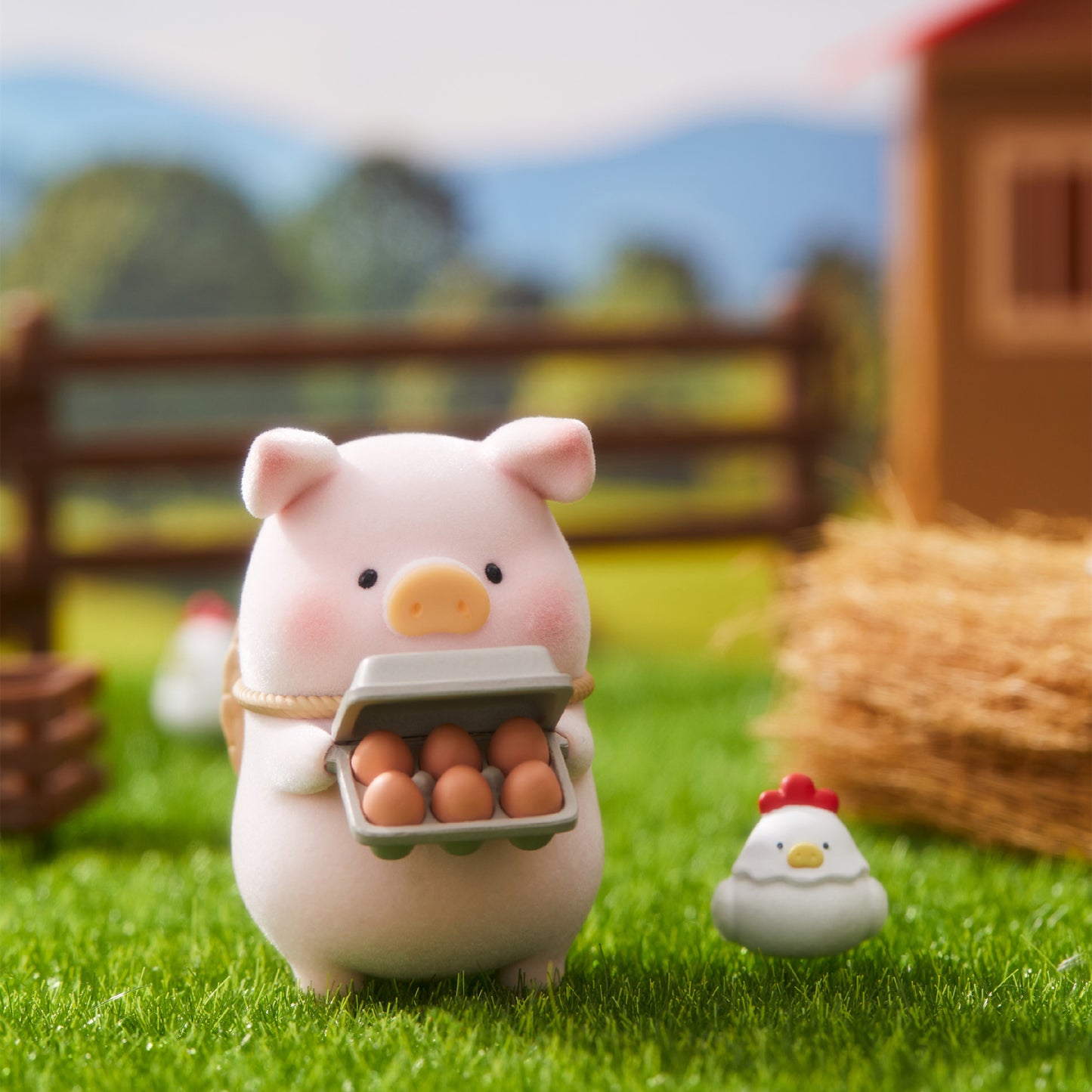 Lulu The Piggy Farm Series Cute Pig Blind Box Figures Collectible Toys Birthday Gift