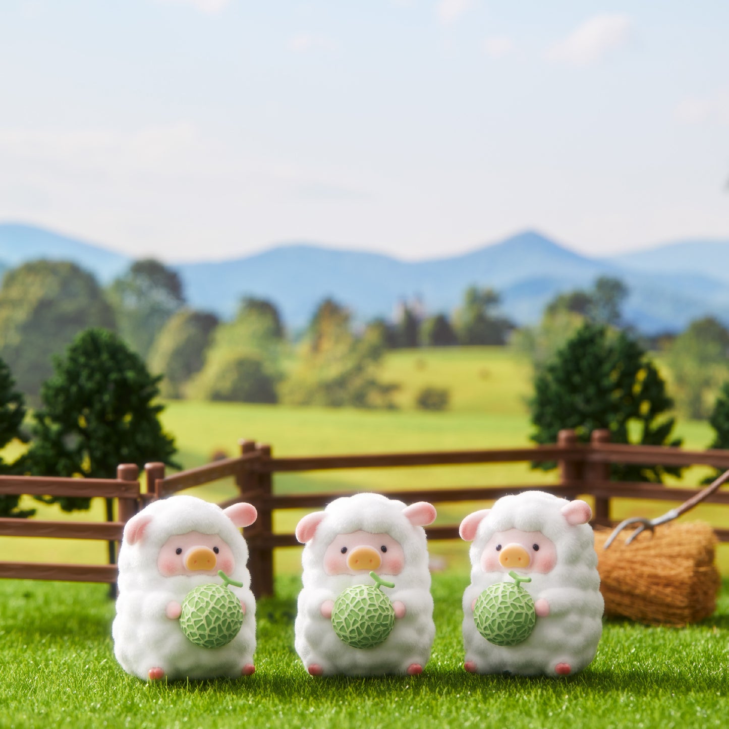 Lulu The Piggy Farm Series Cute Pig Blind Box Figures Collectible Toys Birthday Gift