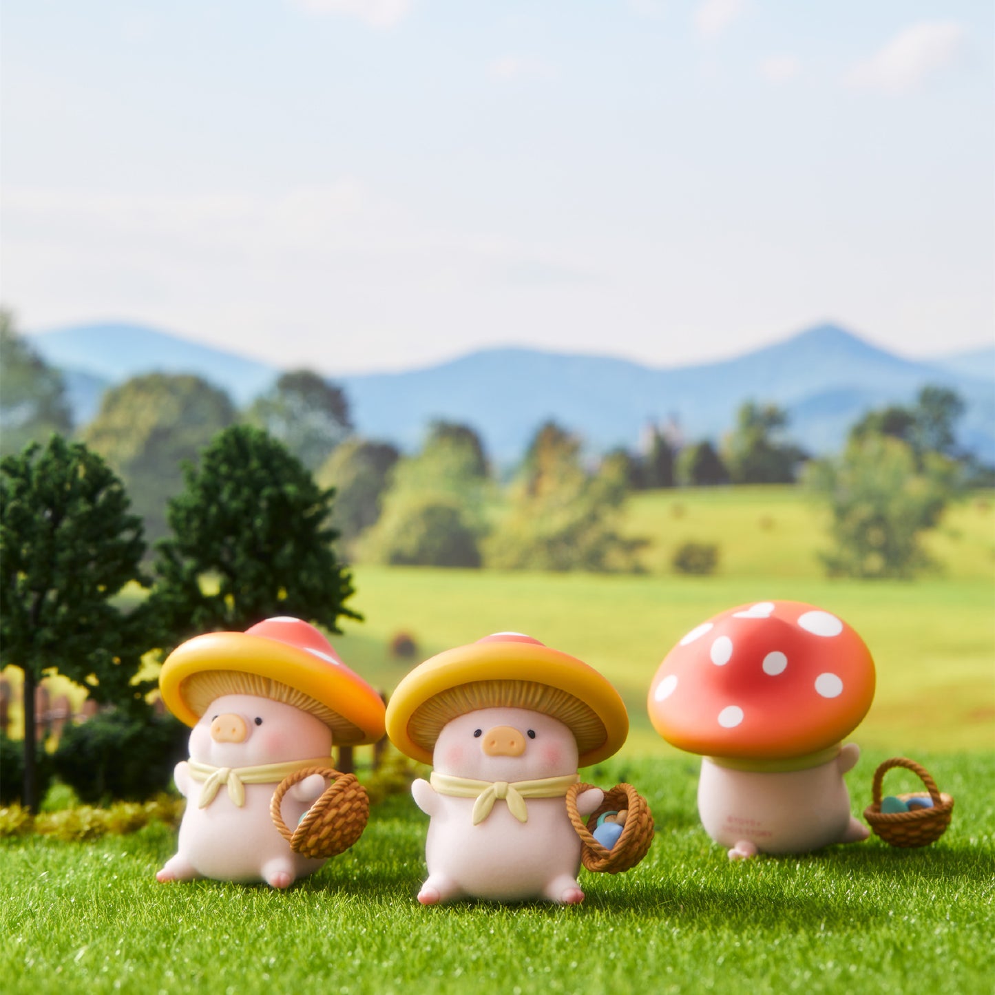 Lulu The Piggy Farm Series Cute Pig Blind Box Figures Collectible Toys Birthday Gift