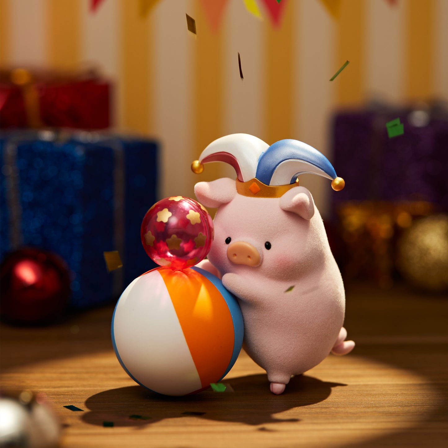 Lulu The Piggy Celebration Series Cute Pig Blind Box Figures Collectible Toys Birthday Gift