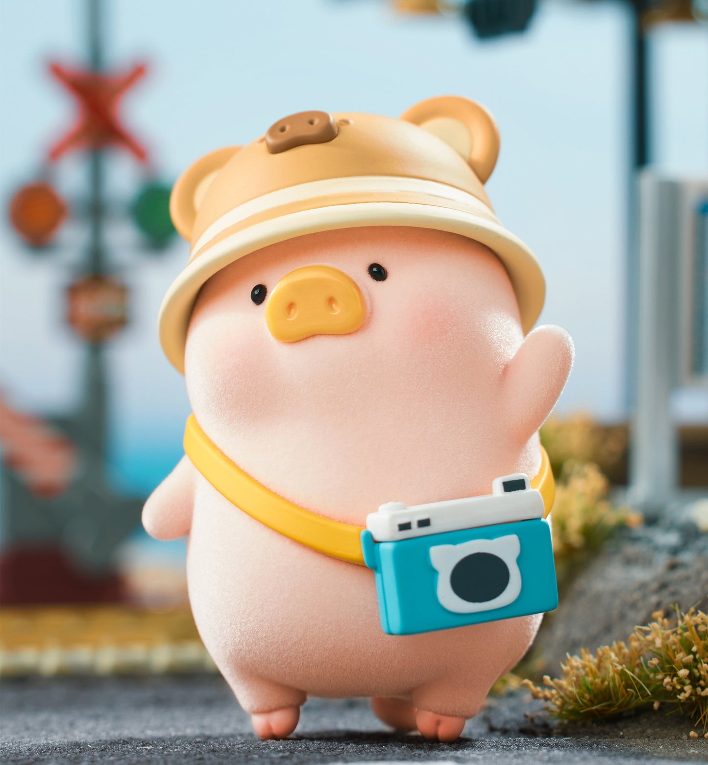 Lulu The Piggy Travel Series Cute Pig Blind Box Figures Collectible Toys Birthday Gift