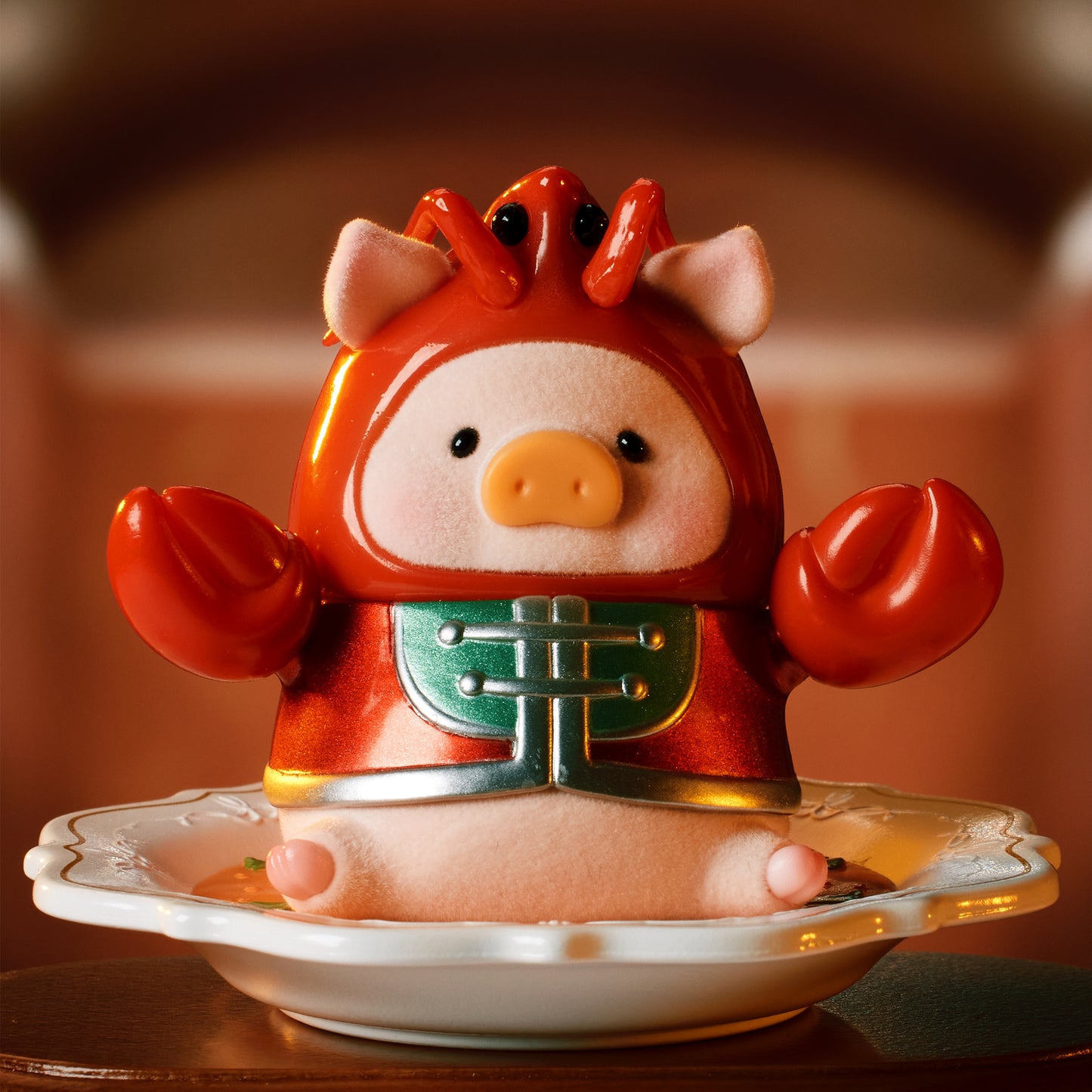 Lulu The Piggy Pigchelin Restaurant Series Cute Pig Blind Box Figures Collectible Toys Birthday Gift