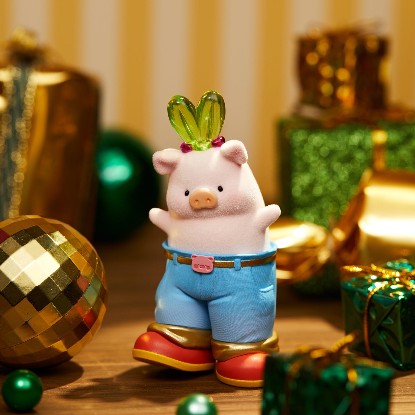 Lulu The Piggy Celebration Series Cute Pig Blind Box Figures Collectible Toys Birthday Gift