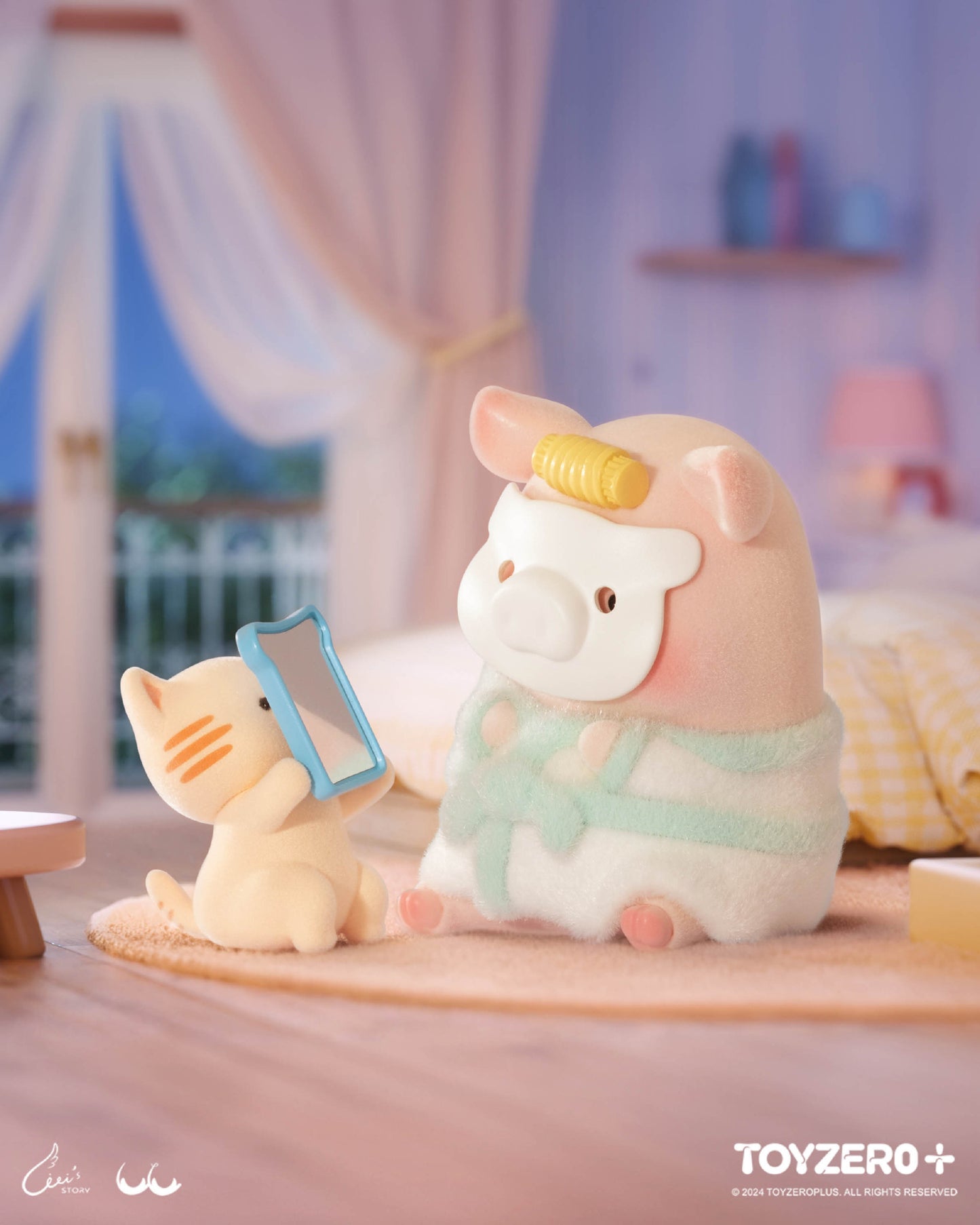 Lulu The Piggy Stay with You Series Cute Pig Figures Collectible Toys Kawaii Birthday Gifts