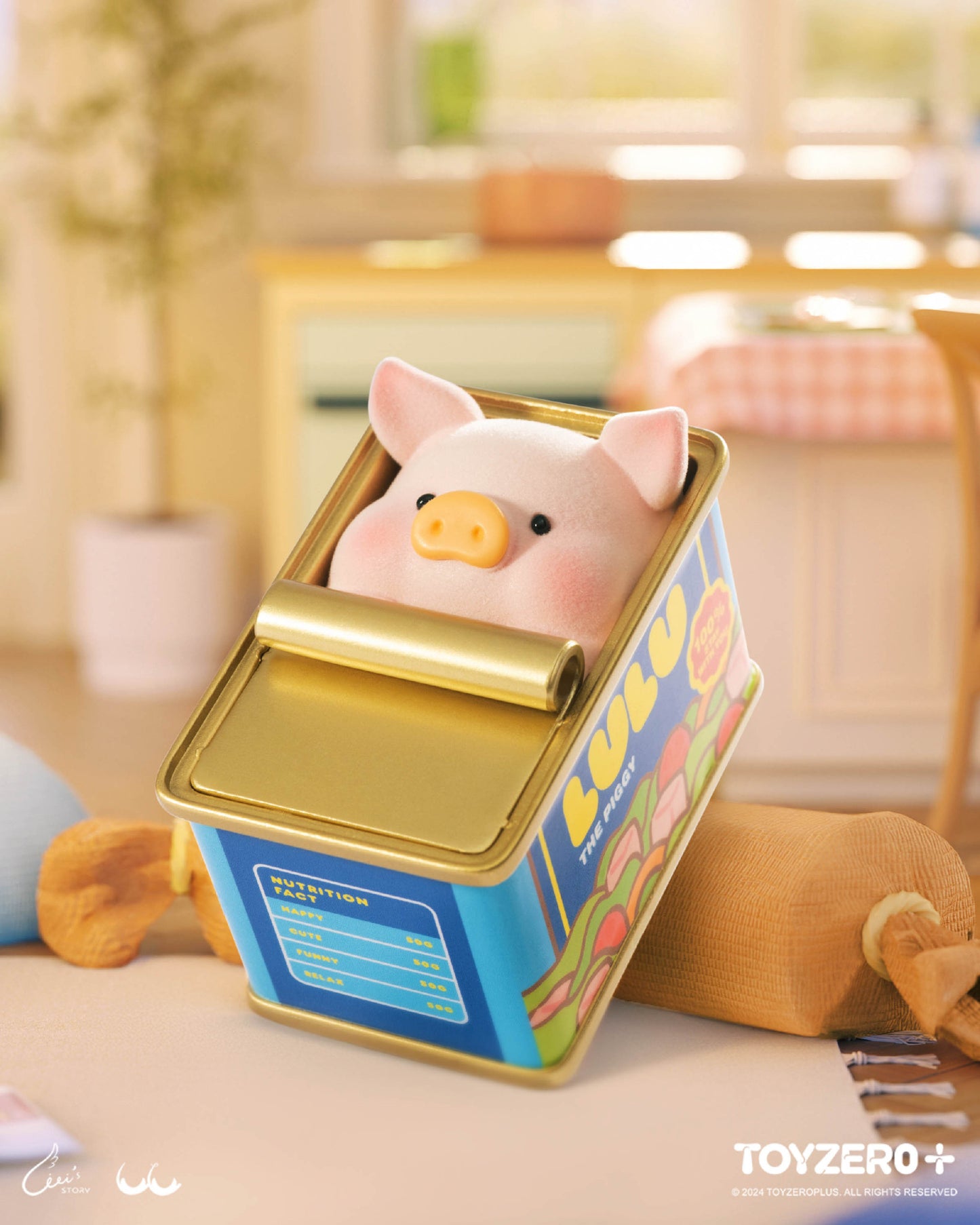 Lulu The Piggy Stay with You Series Cute Pig Figures Collectible Toys Kawaii Birthday Gifts
