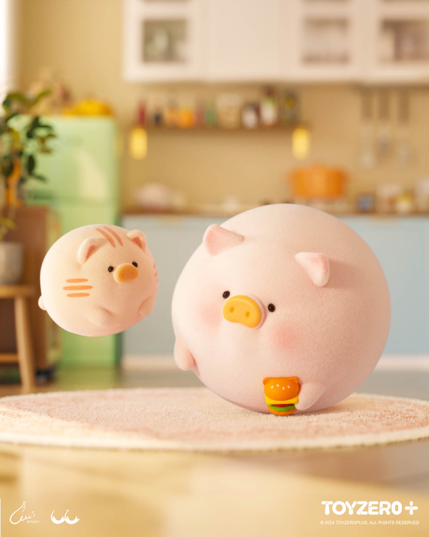 Lulu The Piggy Stay with You Series Cute Pig Figures Collectible Toys Kawaii Birthday Gifts