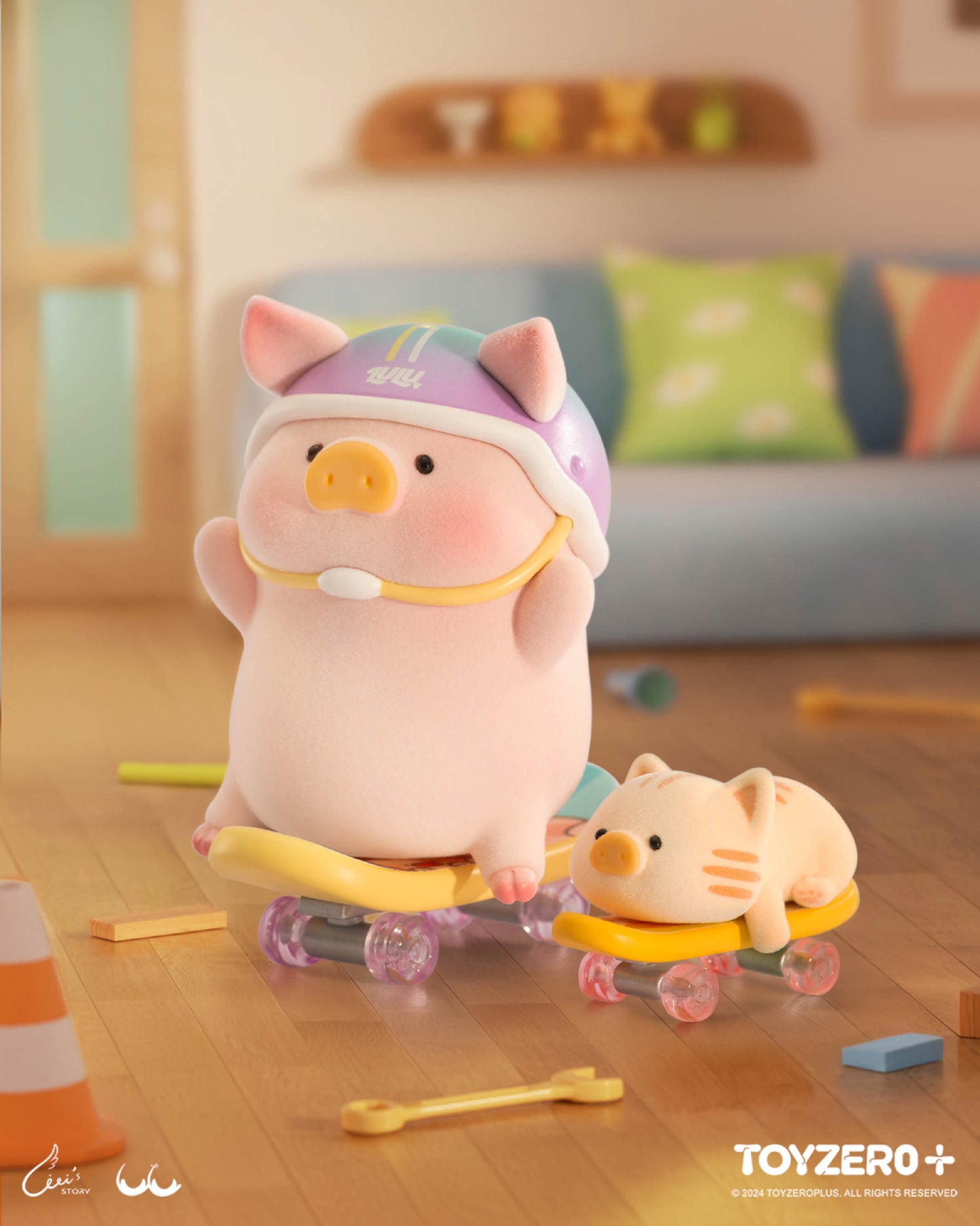 Lulu The Piggy Stay with You Series Cute Pig Figures Collectible Toys Kawaii Birthday Gifts