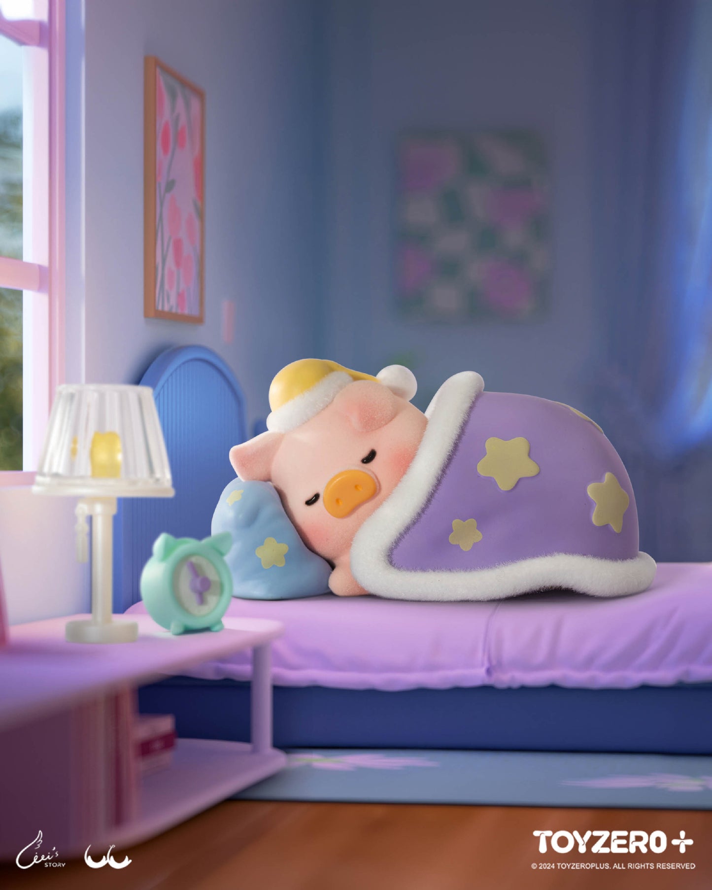 Lulu The Piggy Stay with You Series Cute Pig Figures Collectible Toys Kawaii Birthday Gifts