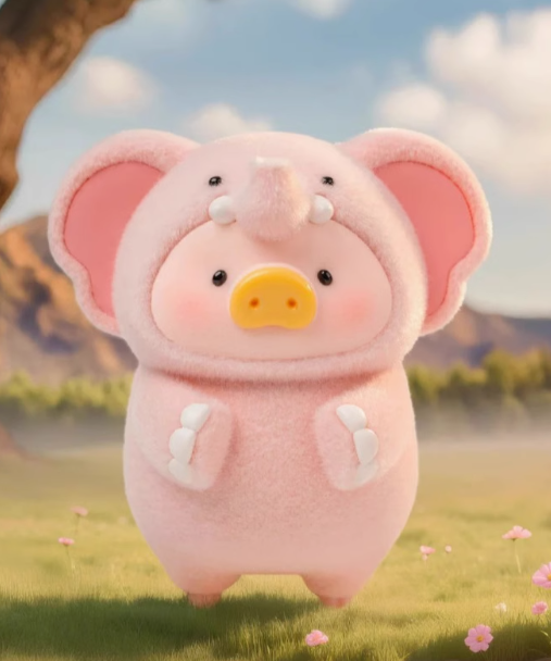 Lulu The Piggy Animal Party Series Cute Pig Blind Box Figures Collectible Toys Kawaii Birthday Gifts Home Decorations