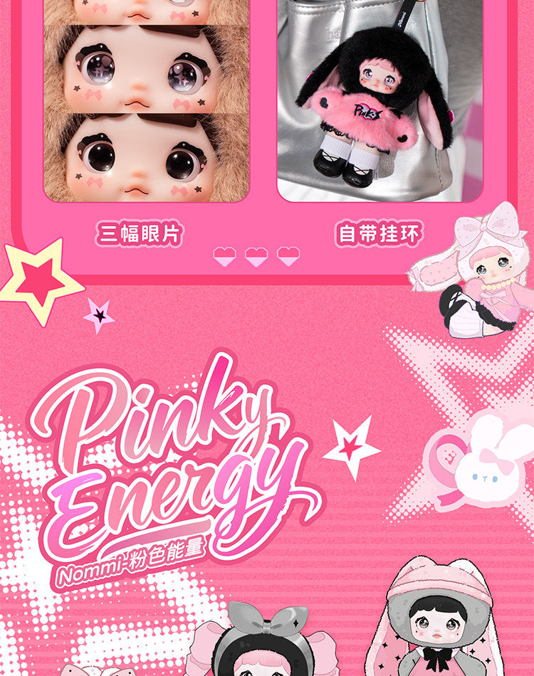 Nommi pinky energy series plush blind box figures