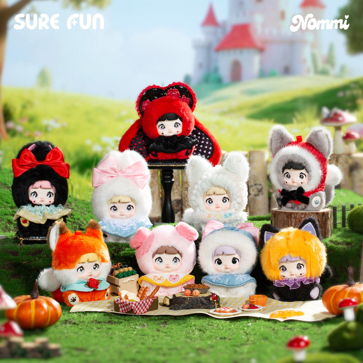 Nommi Fairytale Town Series Plush Blind Box Figures