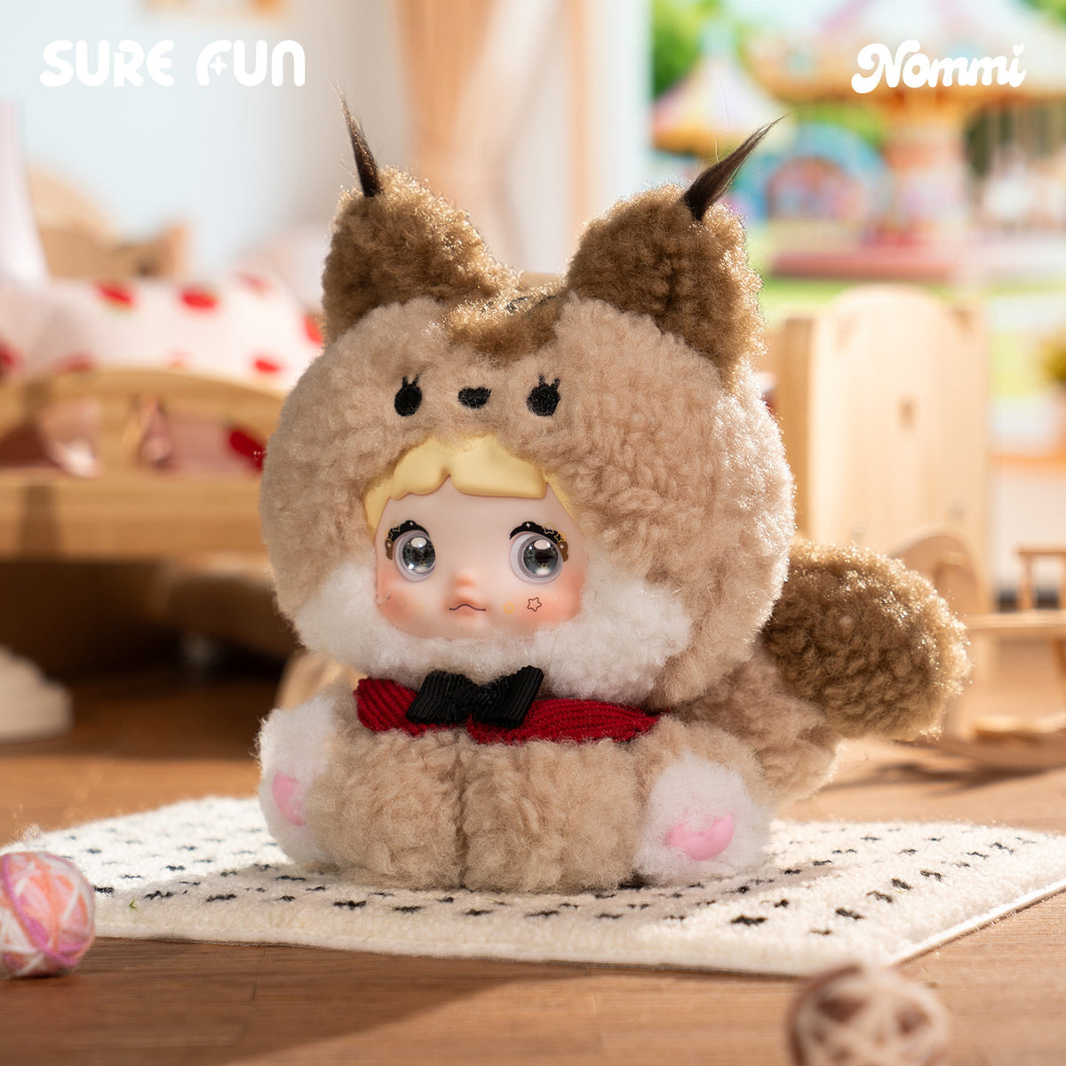 Nommi sitting zoo series plush blind box figures