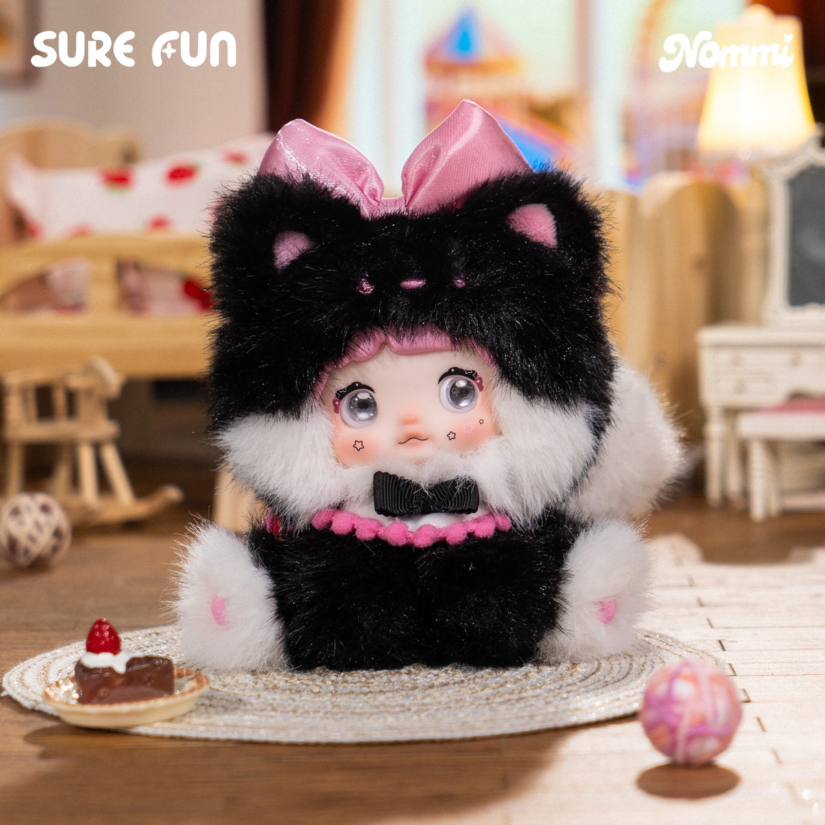 Nommi sitting zoo series plush blind box figures