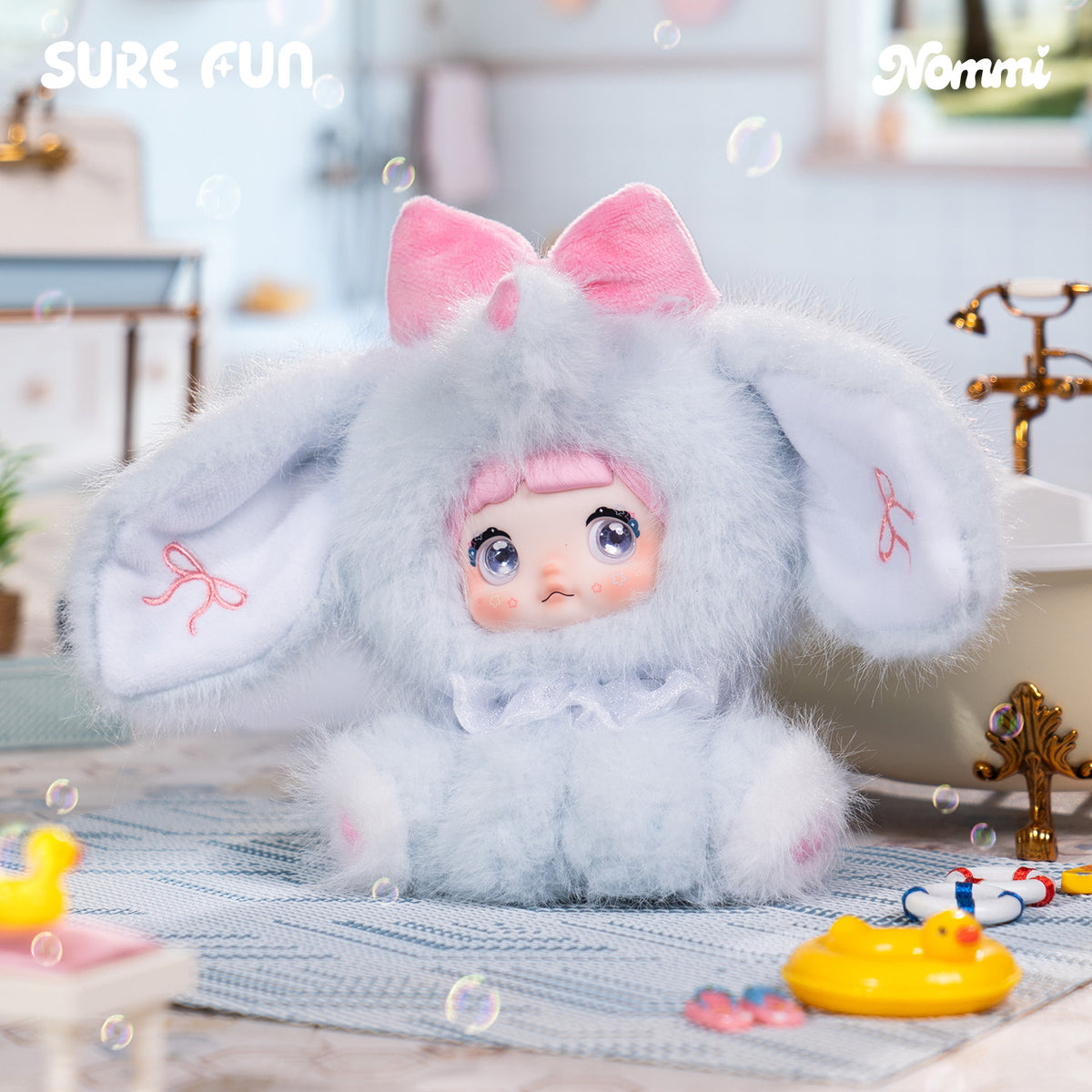 Nommi sitting zoo series plush blind box figures