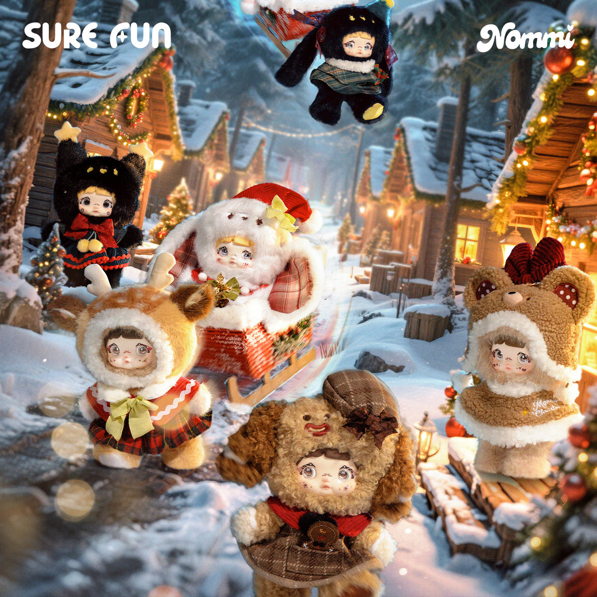 Nommi Christmas Eve Series Plush Blind Box Figures