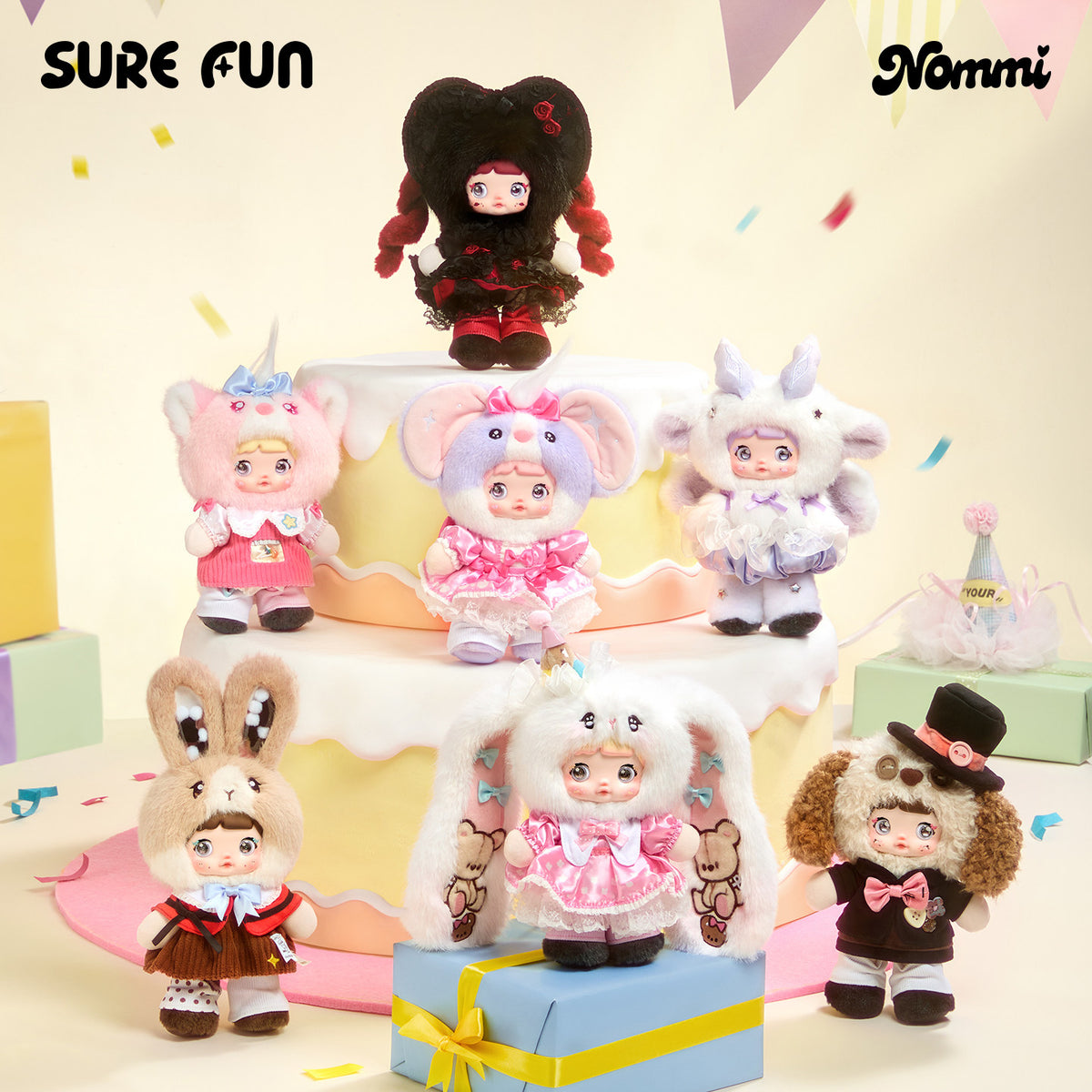 Nommi Freasure Collector Series Plush Blind Box Figures
