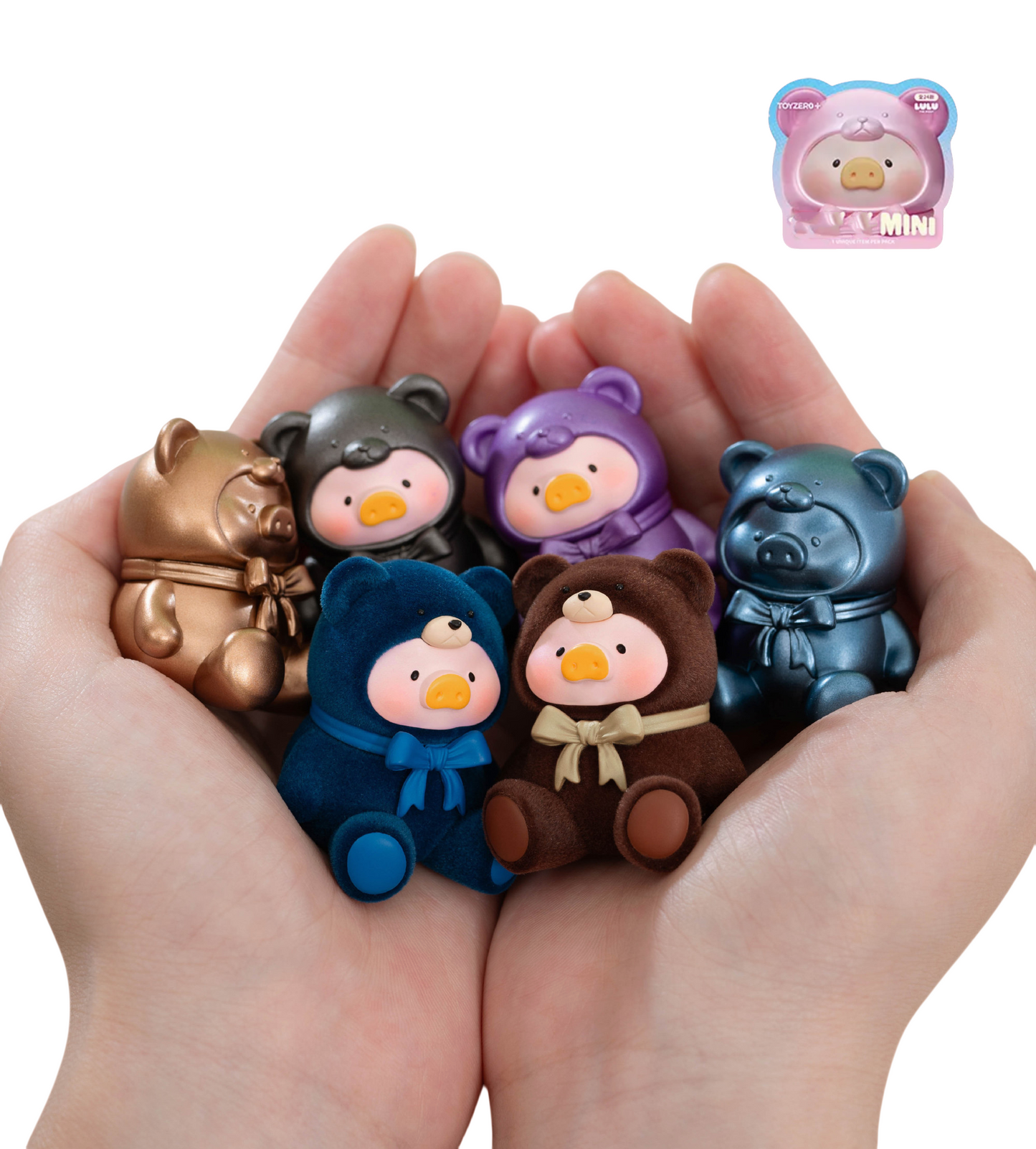 Lulu The Piggy Bear Mini Bean Blind Box Figures  Collection Blind Bags Cute Birthday Gifts