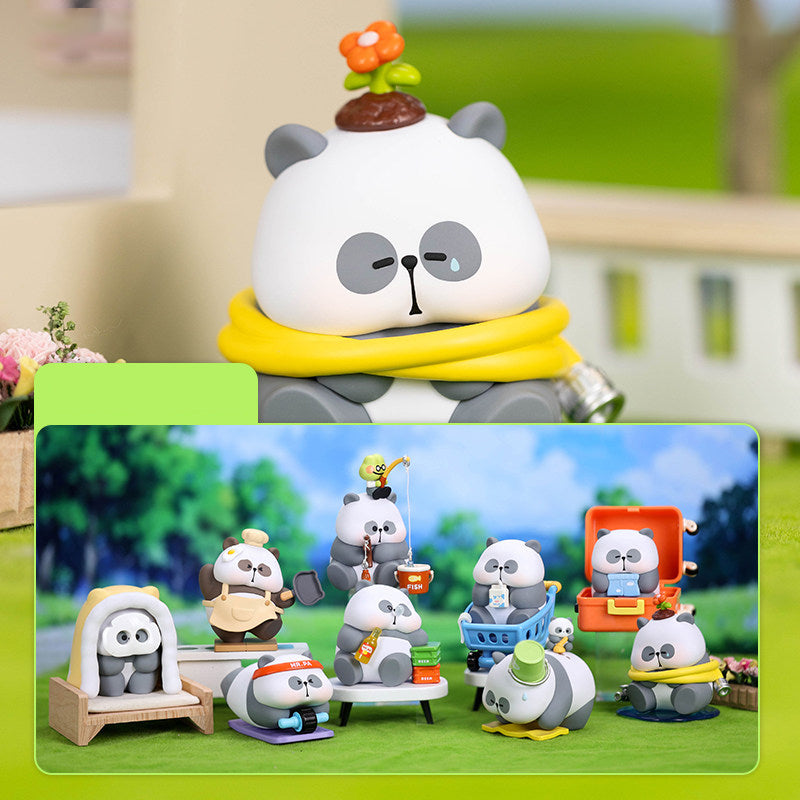 Mr.Pa Panda  No Work Today Blind Box Figures Toys
