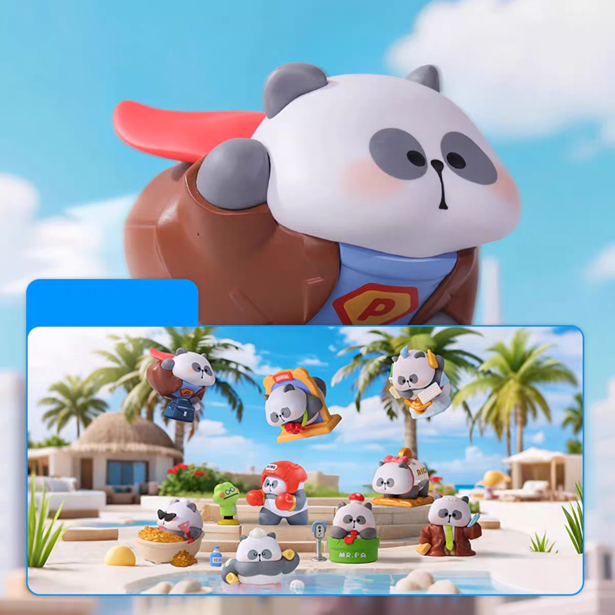 Mr.Pa Panda  Wish List Series Blind Box Figures Toys