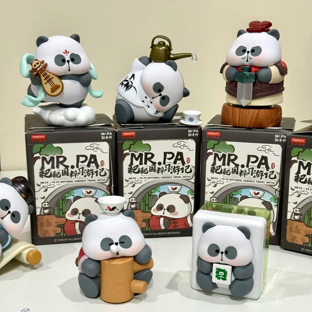 Mr.Pa Panda Blind Box Figures Chinese Cultural Heritage Travelogue