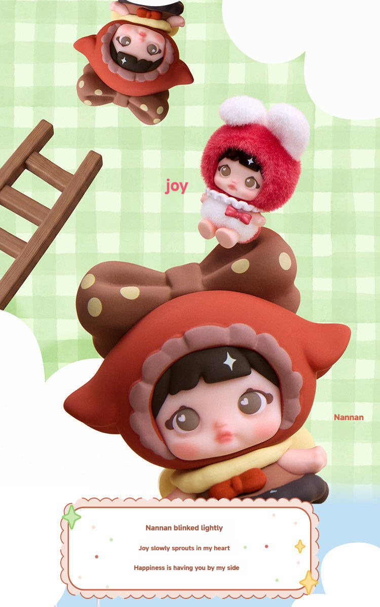 Nommi Sweetheart Project Series Chibi PVC Figure, Decorative Desktop Ornament for Display, Collectible Anime Figure for Birthday