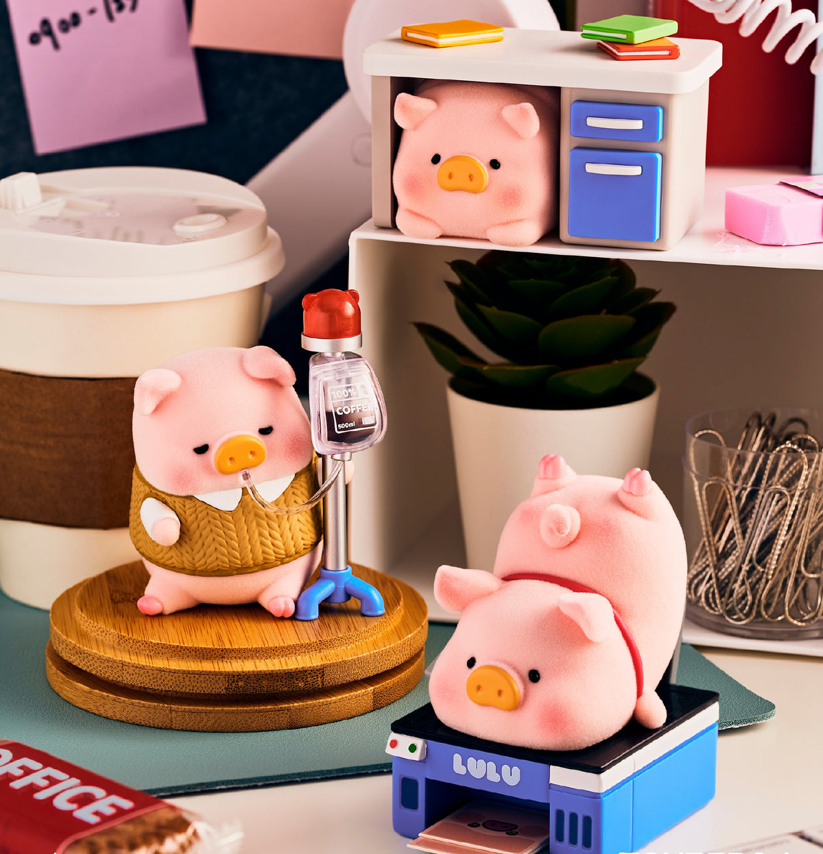 LuLu the Piggy - The Office Struggles Series Blind Box Figures Toys