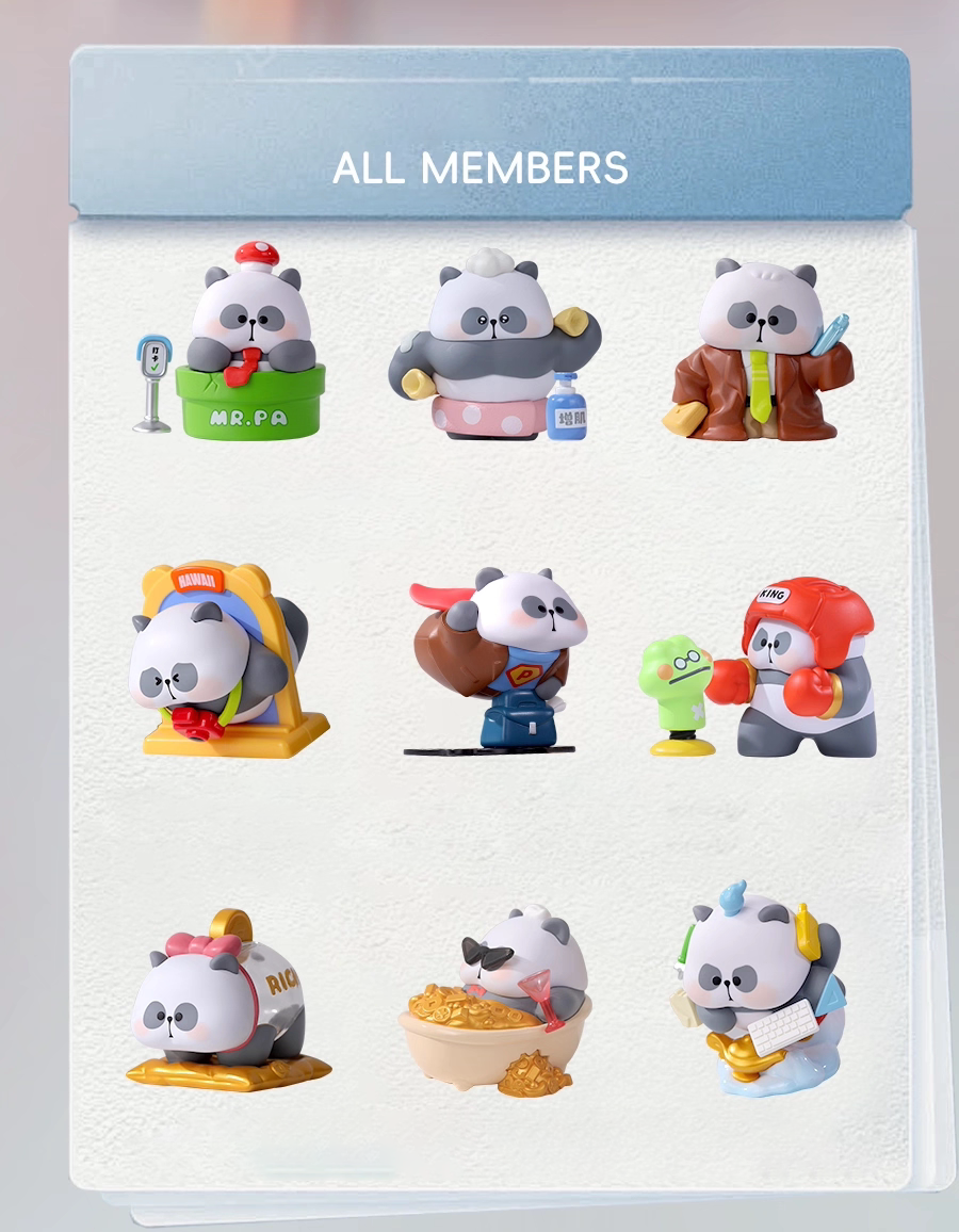 Mr.Pa Panda  Wish List Series Blind Box Figures Toys