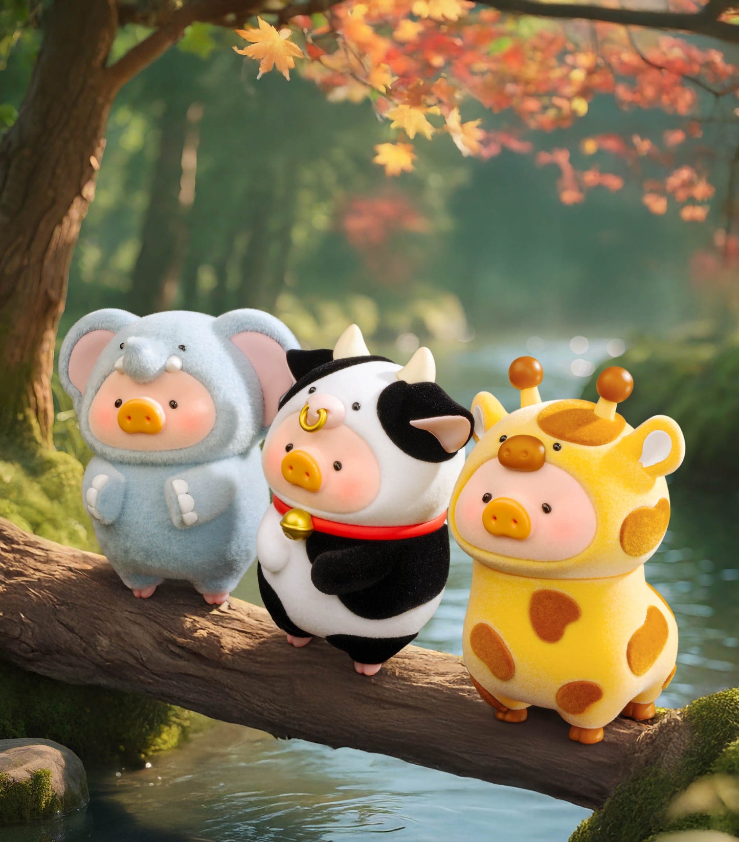 Lulu The Piggy Animal Party Series Cute Pig Blind Box Figures Collectible Toys Kawaii Birthday Gifts Home Decorations