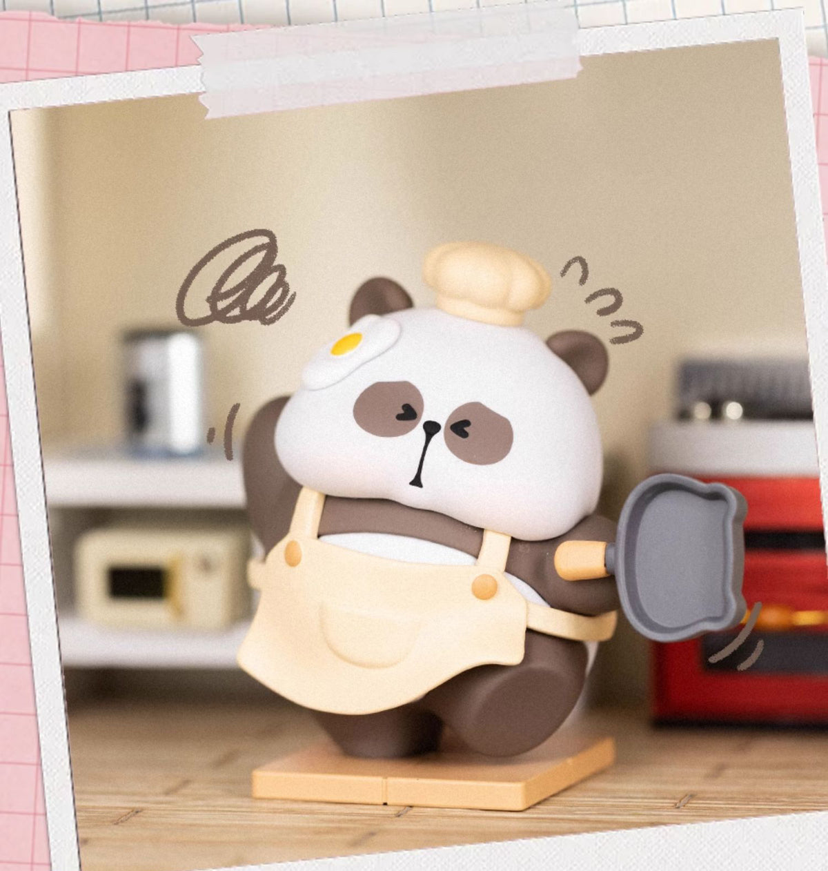 Mr.Pa Panda  No Work Today Blind Box Figures Toys