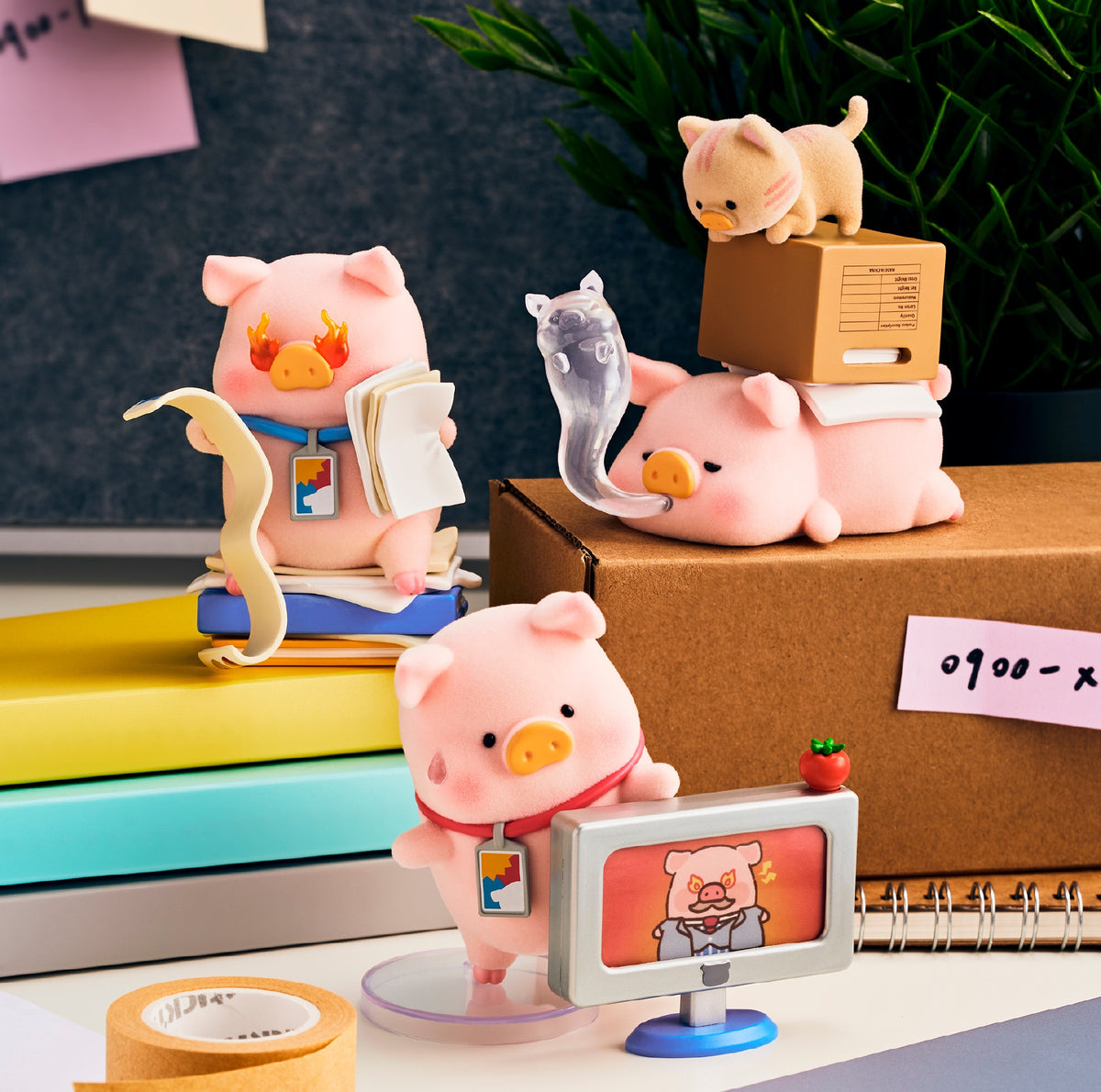 LuLu the Piggy - The Office Struggles Series Blind Box Figures Toys