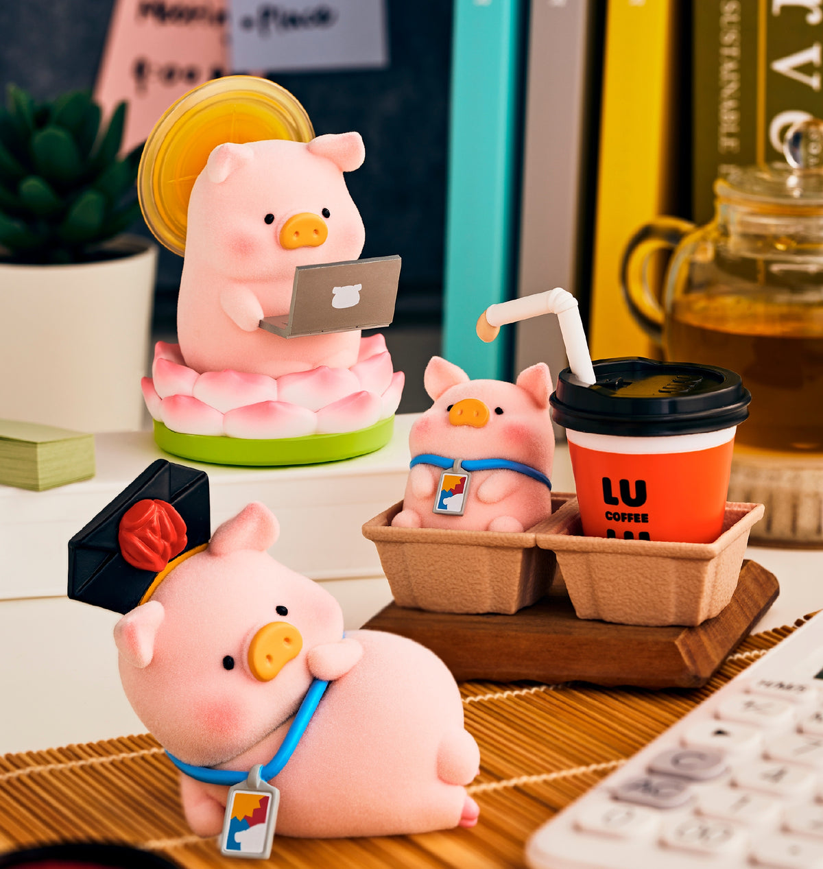LuLu the Piggy - The Office Struggles Series Blind Box Figures Toys