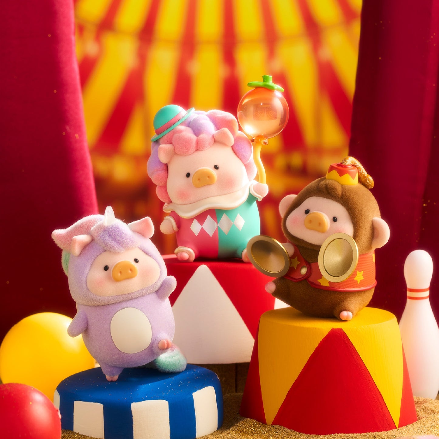 Lulu The Piggy Lululand Series Cute Pig Blind Box Figures Collectible Toys Birthday Gift
