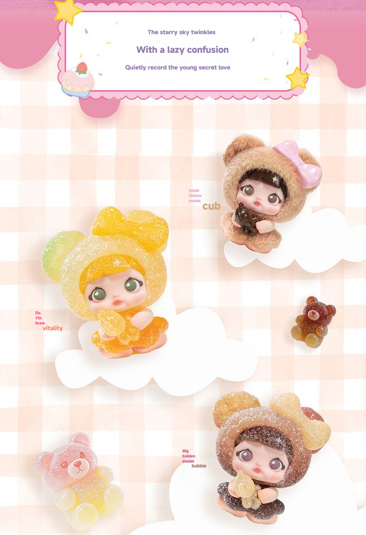 Nommi Sweetheart Project Series Chibi PVC Figure, Decorative Desktop Ornament for Display, Collectible Anime Figure for Birthday