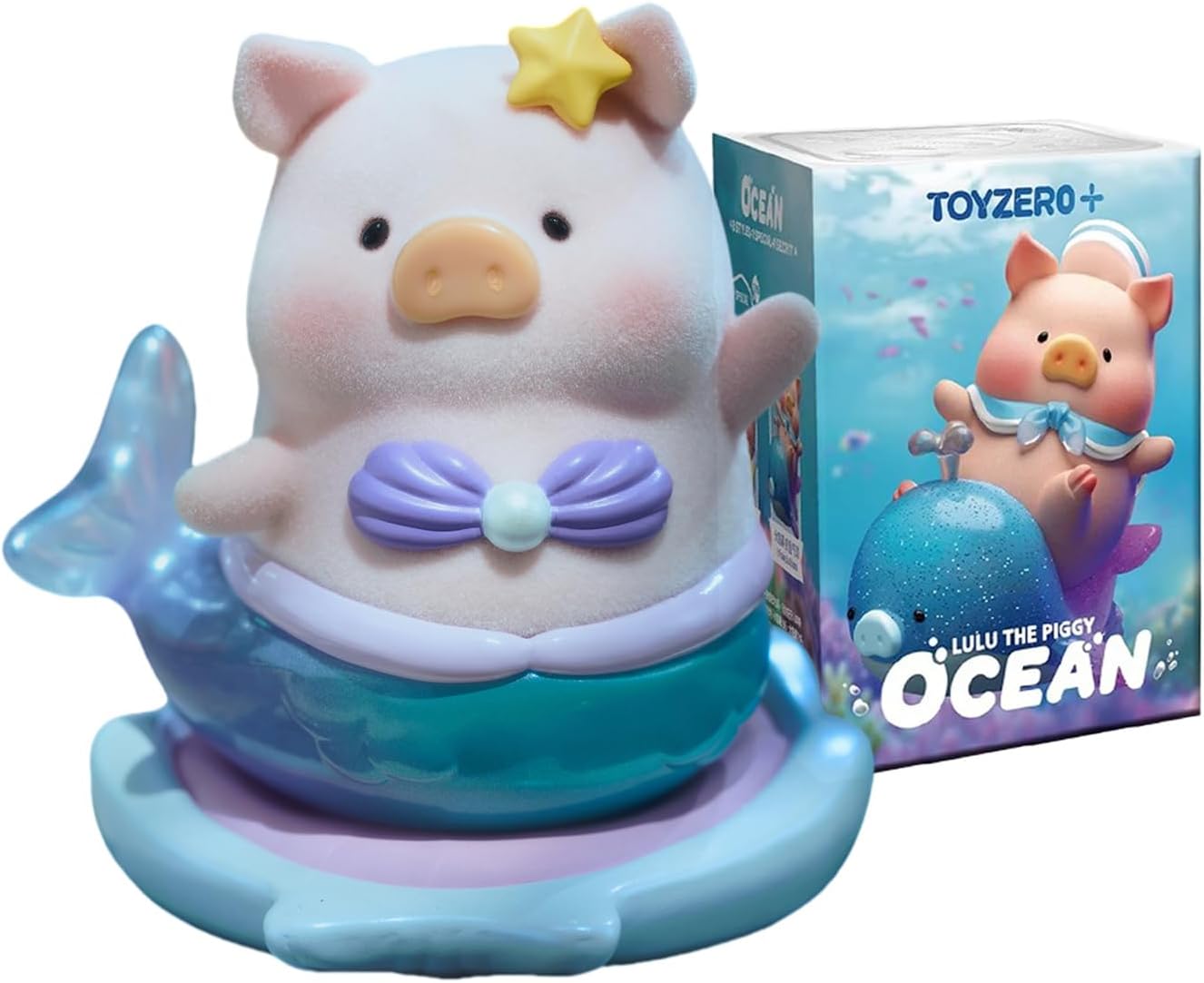 Lulu The Piggy Ocean Series Cute Pig Figures Collectible Toys Kawaii Birthday Gifts