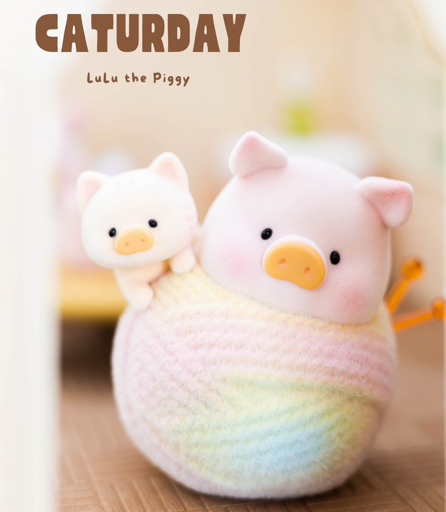 Lulu The Piggy Caturday Series Cute Pig Blind Box Figures Collectible Toys Birthday Gift