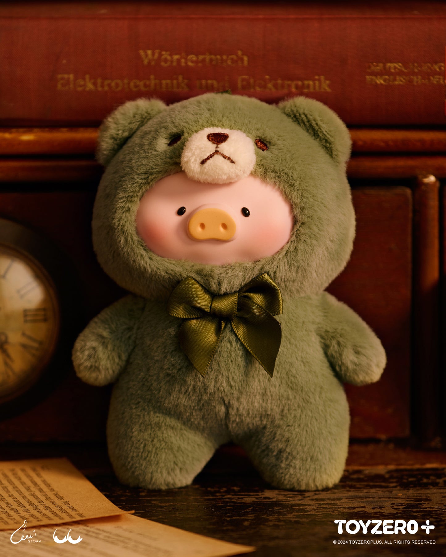 Lulu The Piggy Pig Vintage Bear Blind Box Figures Plush Pendant Cute Collectible Toys Birthday Gifts