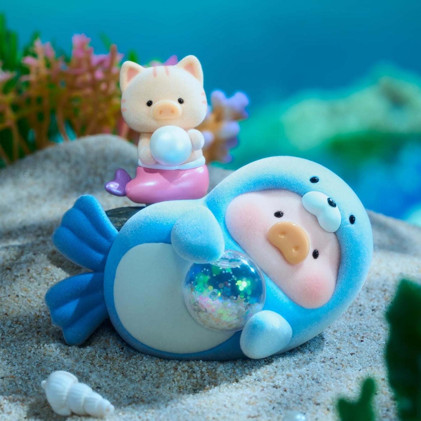 Lulu The Piggy Ocean Series Cute Pig Figures Collectible Toys Kawaii Birthday Gifts