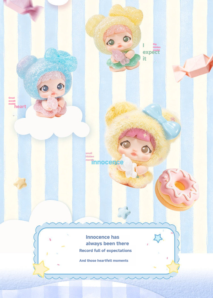 Nommi Sweetheart Project Series Chibi PVC Figure, Decorative Desktop Ornament for Display, Collectible Anime Figure for Birthday