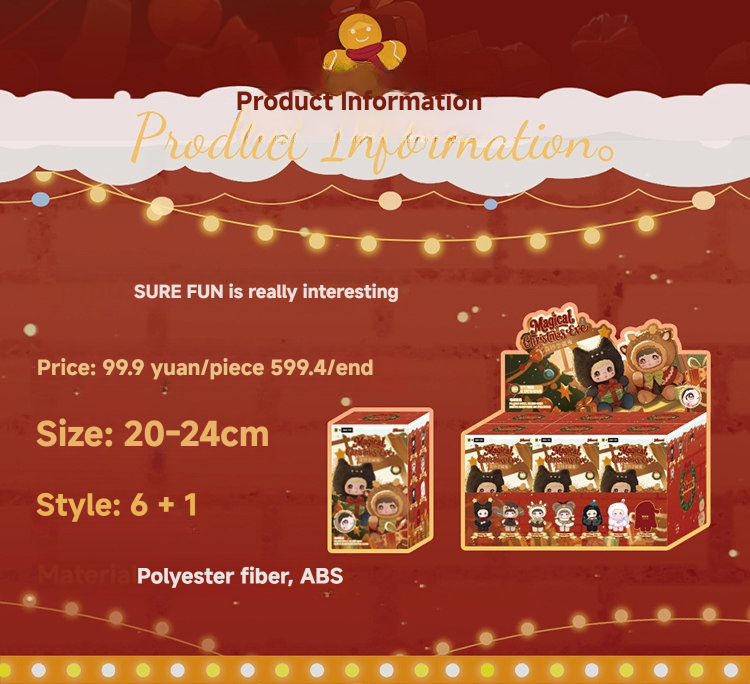 Nommi Christmas Eve Series Plush Blind Box Figures