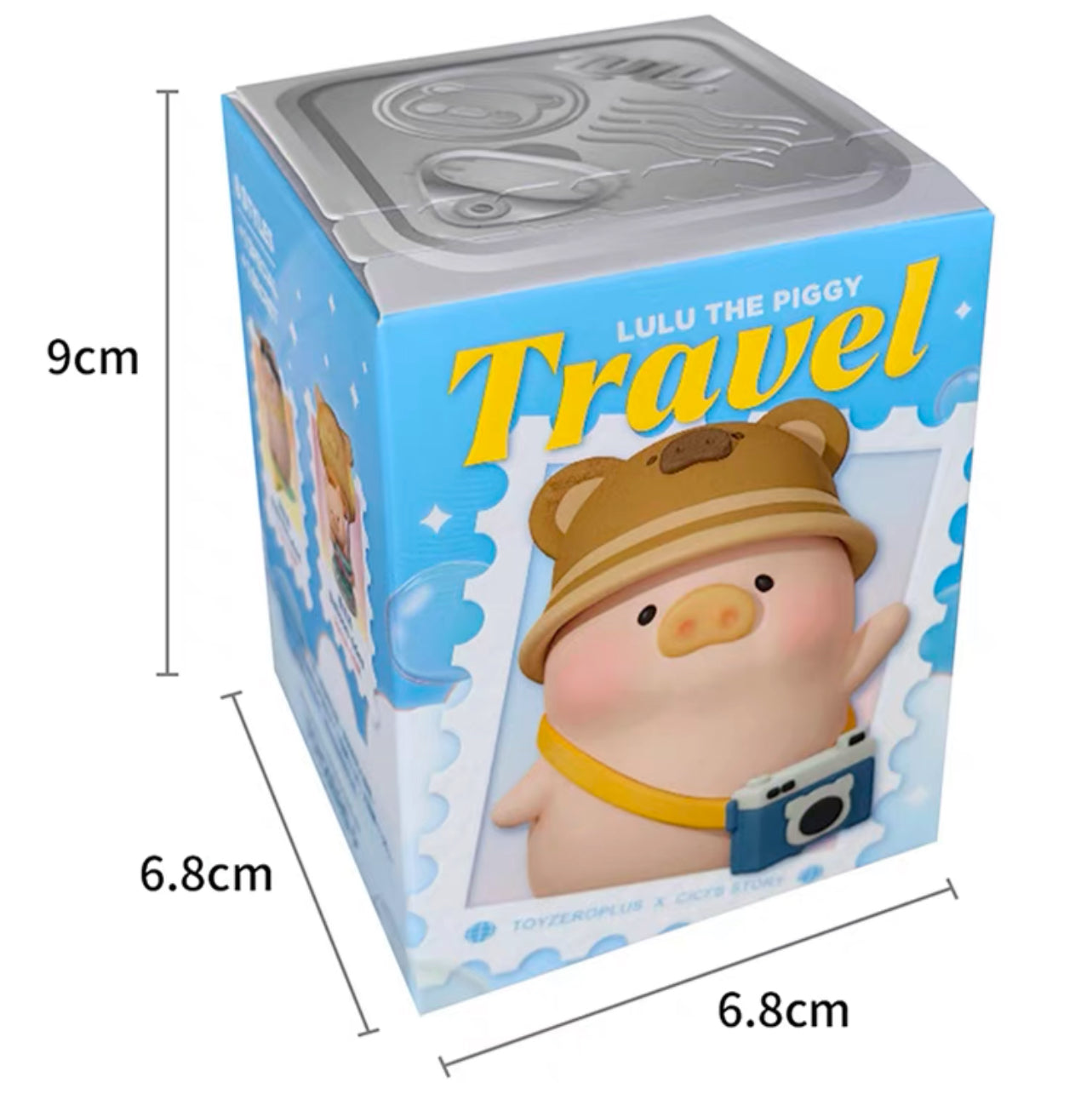 Lulu The Piggy Travel Series Cute Pig Blind Box Figures Collectible Toys Birthday Gift