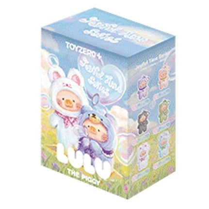 Lulu The Piggy Pig Vintage Bunny Bear Joyful Time Series Blind Box Figures Plush Cute Collectible Toys Kawaii Birthday Gifts