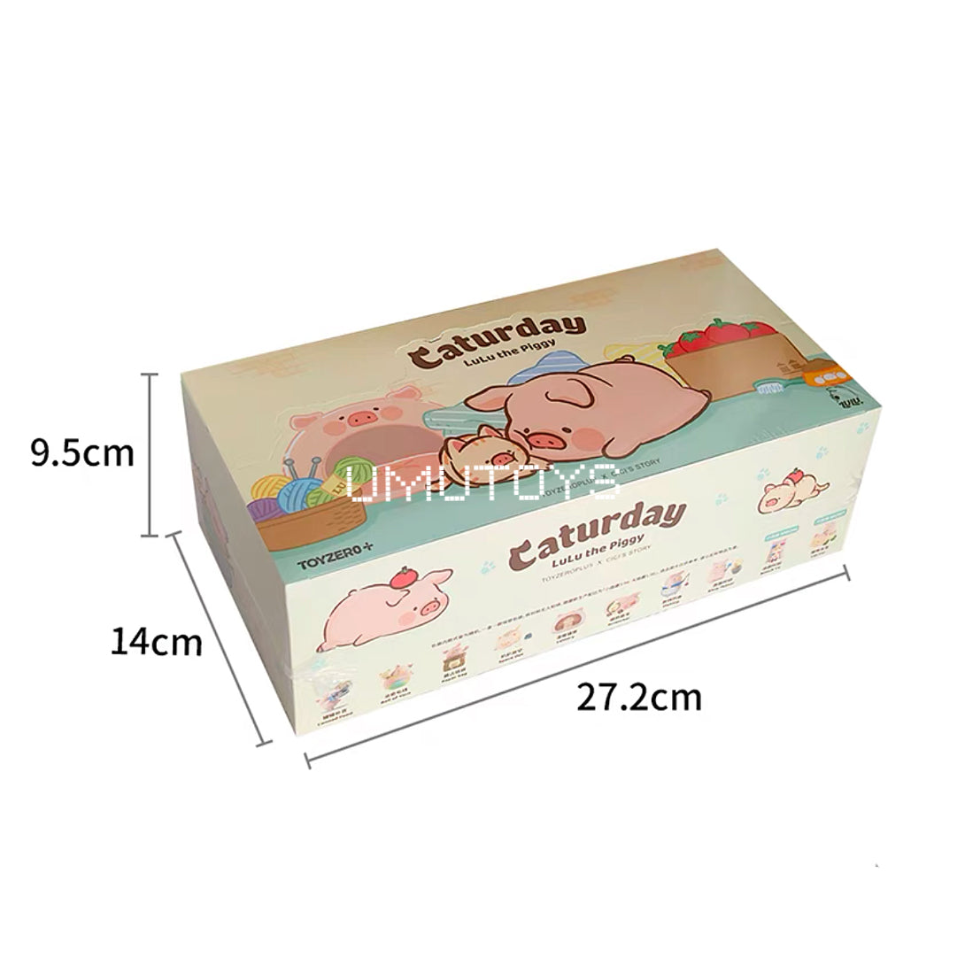 Lulu The Piggy Caturday Series Cute Pig Blind Box Figures Collectible Toys Birthday Gift