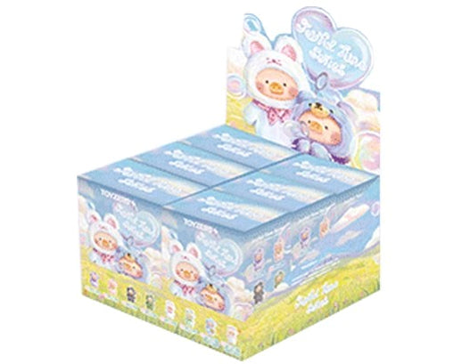 Lulu The Piggy Pig Vintage Bunny Bear Joyful Time Series Blind Box Figures Plush Cute Collectible Toys Kawaii Birthday Gifts