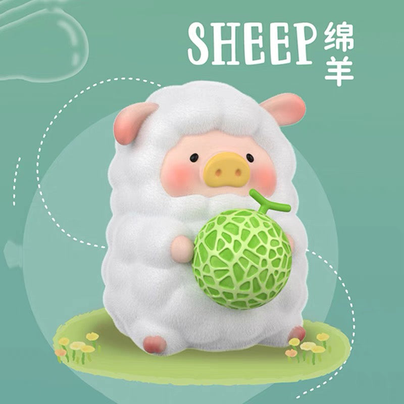 Lulu The Piggy Farm Series Cute Pig Blind Box Figures Collectible Toys Birthday Gift