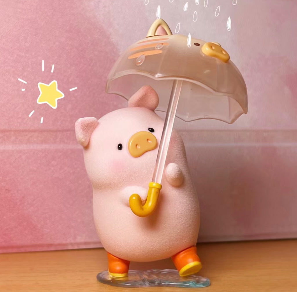 Lulu The Piggy Travel Series Cute Pig Blind Box Figures Collectible Toys Birthday Gift