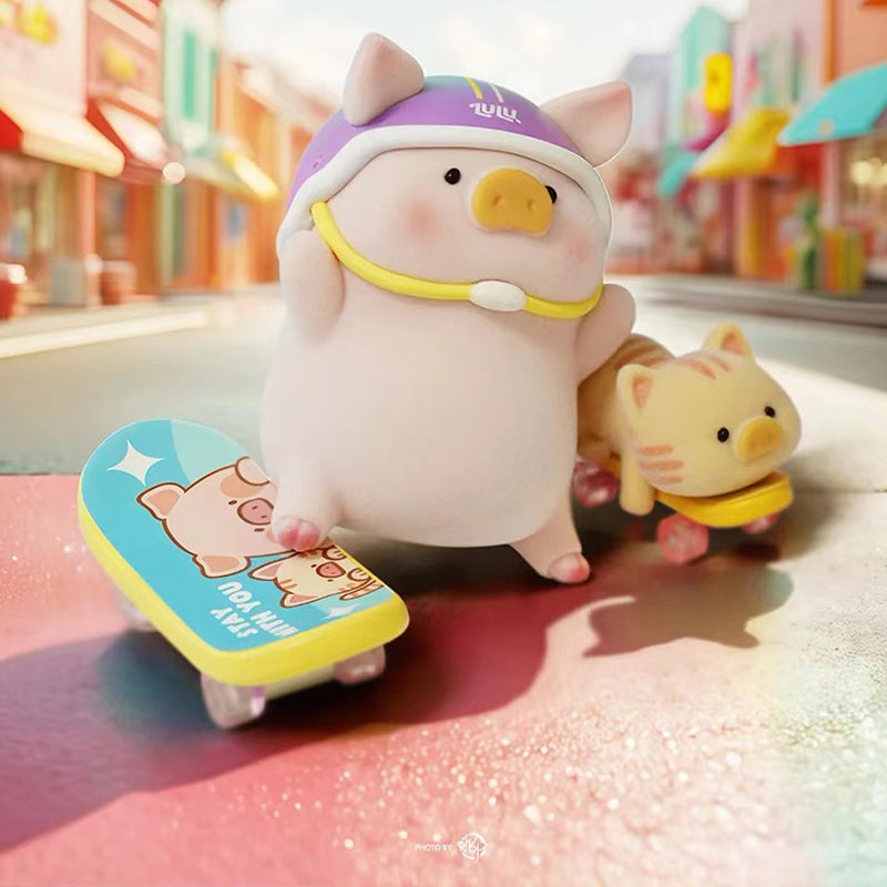 Lulu The Piggy Stay with You Series Cute Pig Figures Collectible Toys Kawaii Birthday Gifts