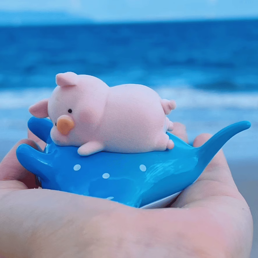 Lulu The Piggy Ocean Series Cute Pig Figures Collectible Toys Kawaii Birthday Gifts